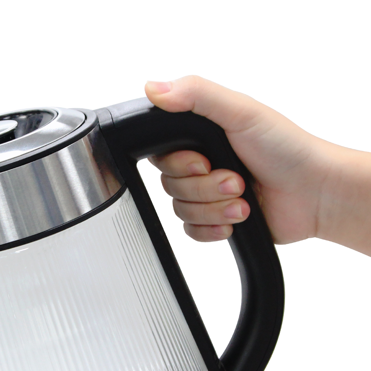 Ấm Đun Siêu Tốc LocknLock Glass Electric Kettle EJK256BLK, , large image number 1
